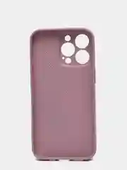 Сиреневый чехол силиконовый со стеклянной панелью для iPhone 13 Pro