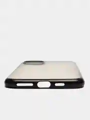 Черный чехол силиконовый для iphone/ 6/6s/7/8/se/xs/xsmax/xr/11/11pro/11promax с цветными рамками