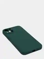 Тёмно-зелёный чехол силиконовый для iPhone 7, 8 SE 2020, 11, 12, 13, Pro, Max, mini, защита камеры