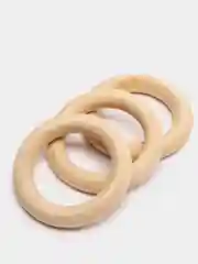 Деревянное кольцо, 3 штуки