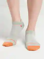 Мятный носки женские короткие со смайлами