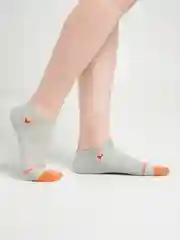 Мятный носки женские короткие со смайлами