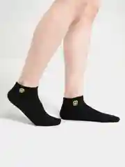 Индиго носки женские со смайлом, короткие