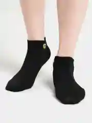 Индиго носки женские со смайлом, короткие