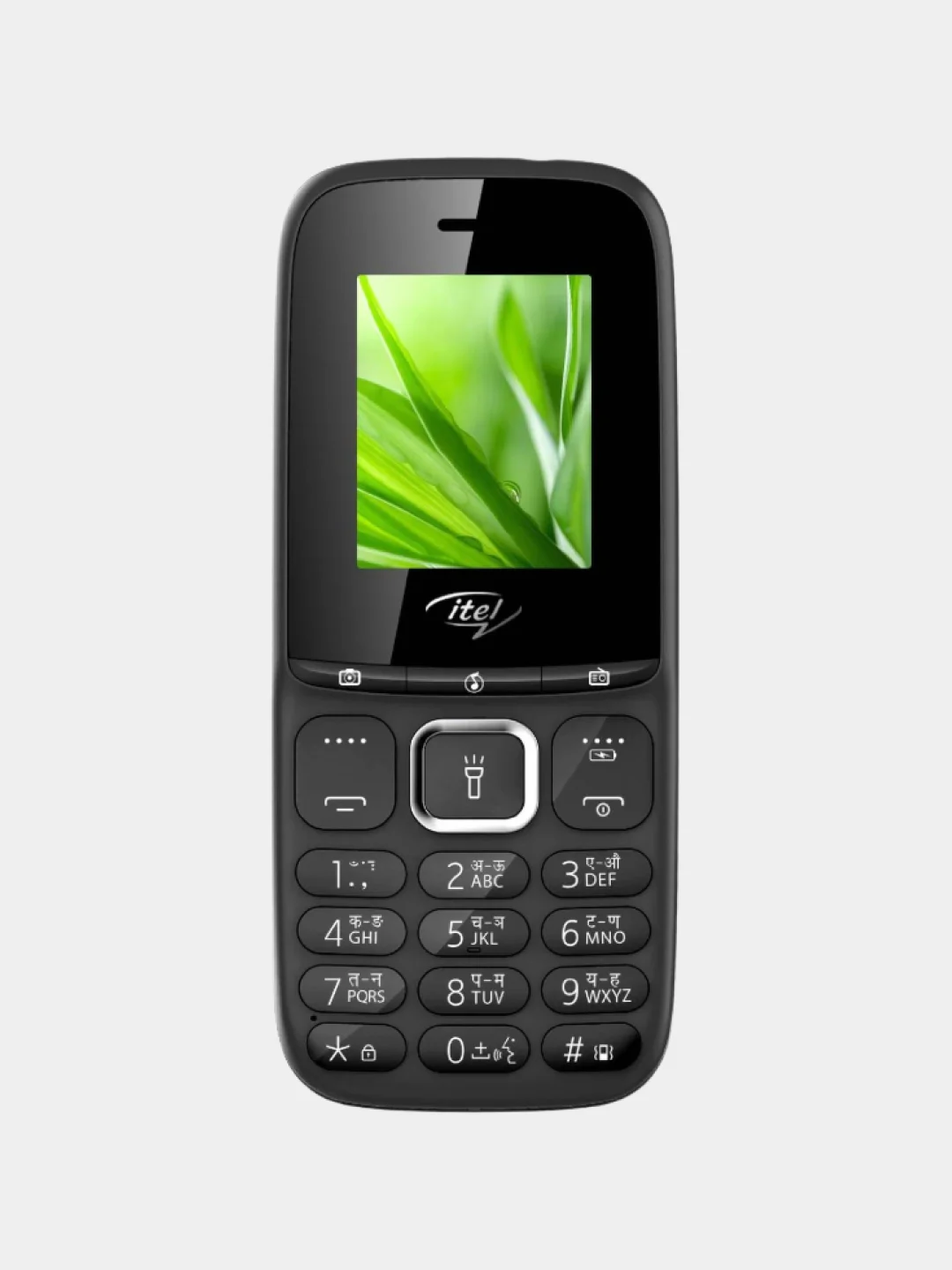 Черный мобильный телефон Itel IT2173, кнопочный