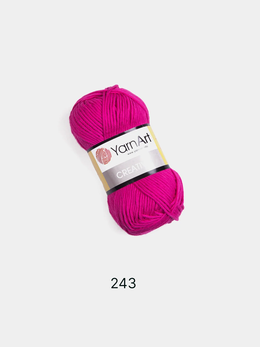 Фуксия пряжа  YarnArt  Creative 100% Хлопок  50г 85м
