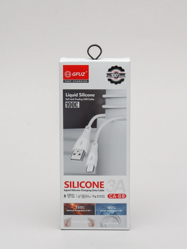 USB кабель GFUZ с выходом micro usb для зарядки и передачи данных/морозостойкий