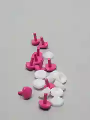 Тёмно-розовый носики для игрушек, пластик