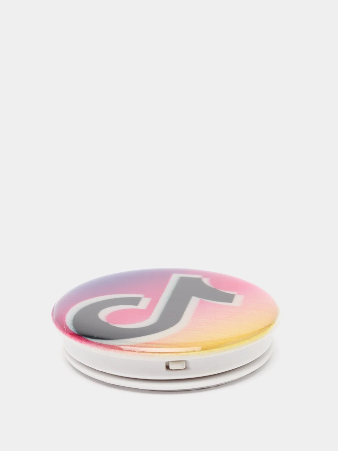 Золотой попсокет TikTok для смартфона (Tik tok, тик ток, тикток)
