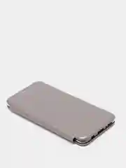 Серебряный чехол книжка на Samsung Galaxy A51, Самсунг Галакси А51