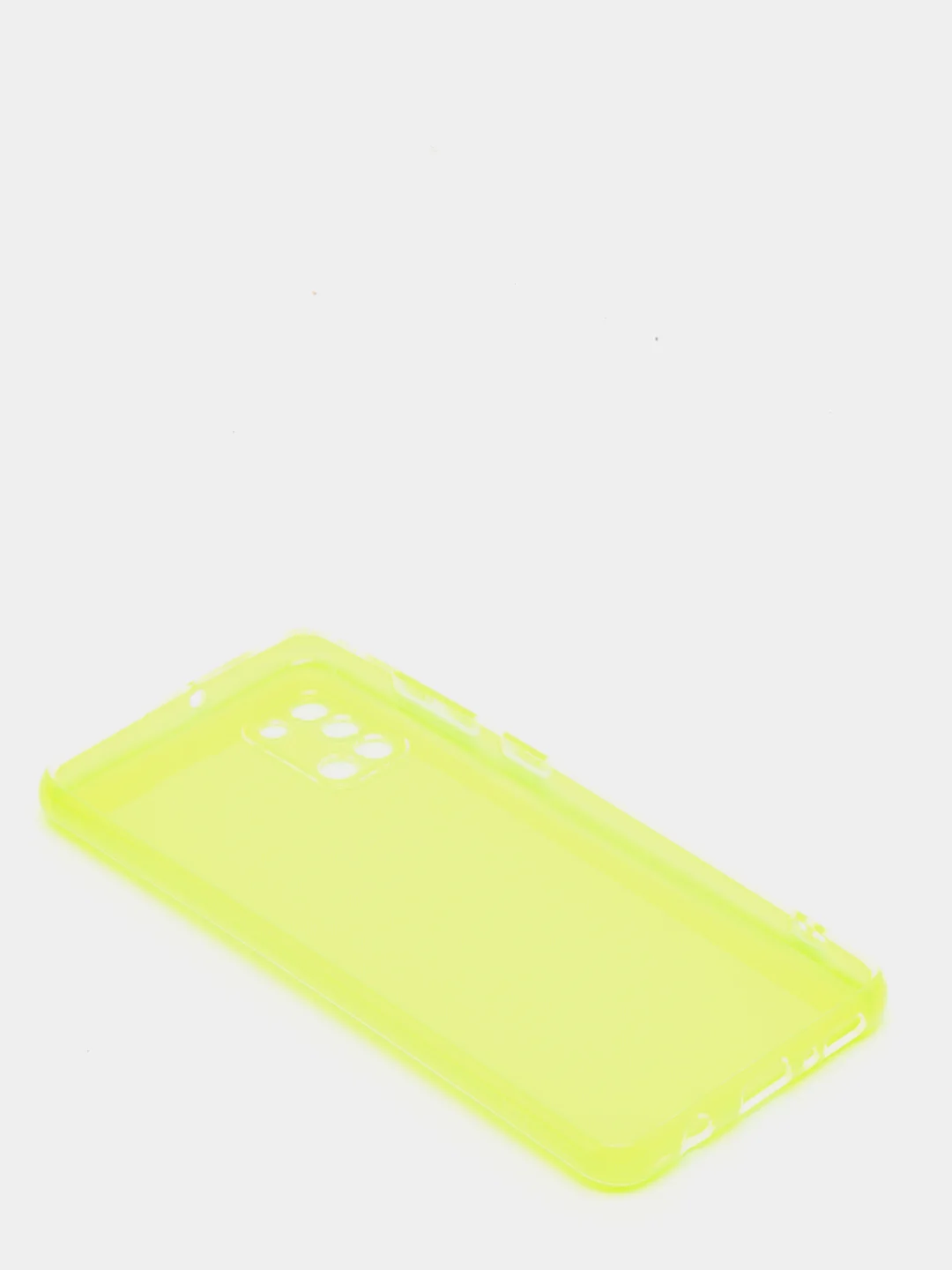 Желтый чехол Samsung Galaxy A31, Самсунг Галакси А31 прозрачный плотный неоновый с оттенком