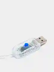 Желтый гирлянда штора-занавес с пультом, 3 х 2м, 3 х 3м от USB300 LED регулировка яркости 8 режимов
