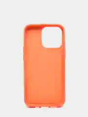 Оранжевый чехол для iPhone 13, 13 Pro, 13 Pro Max силиконовый с микрофиброй