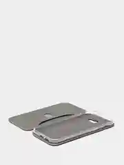 Серебряный чехол-книжка на Samsung Galaxy A5 2017 (A520), Самсунг Галакси А5 2017 (А520)