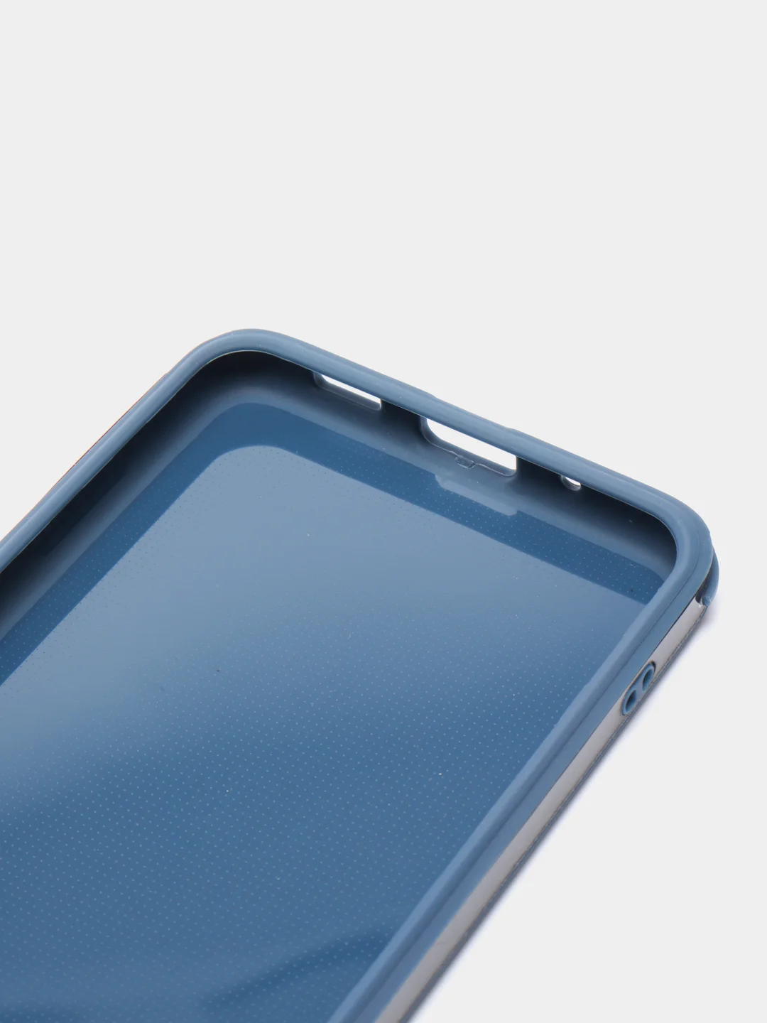 Синий чехол усиленный с рамкой для Samsung Galaxy S20, силиконовый