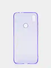 Лавандовый чехол прозрачный для Xiaomi Redmi Note 7 / Note 7 Pro плотный неоновый с оттенком