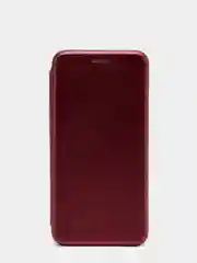 Багровый чехол книжка на Honor 7c / Honor 7a Pro / Huawei Y6 2018 / Y6 Prime (5.7)