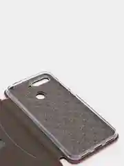Багровый чехол книжка на Honor 7c / Honor 7a Pro / Huawei Y6 2018 / Y6 Prime (5.7)