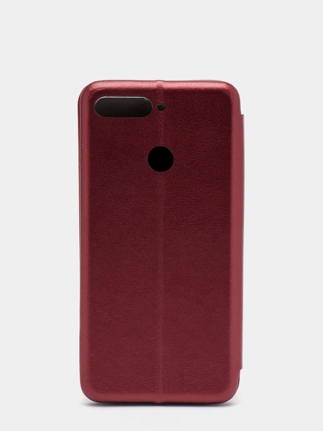 Багровый чехол книжка на Honor 7c / Honor 7a Pro / Huawei Y6 2018 / Y6 Prime (5.7)