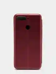 Багровый чехол книжка на Honor 7c / Honor 7a Pro / Huawei Y6 2018 / Y6 Prime (5.7)