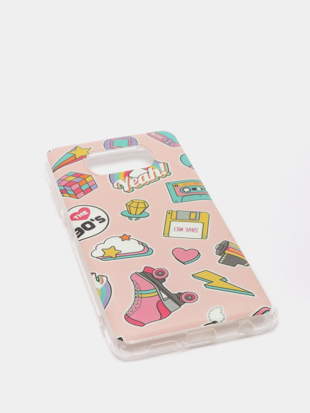 Кораллово-розовый чехол силиконовый для Xiaomi Poco X3 NFC/ Poco X3 Pro (Сяоми Поко Х3 Про), с рисунком