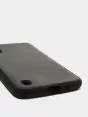 Черный чехол Samsung Galaxy A01 / M01 (Самсунг Галакси А01 / М01) черный силиконовый под кожу