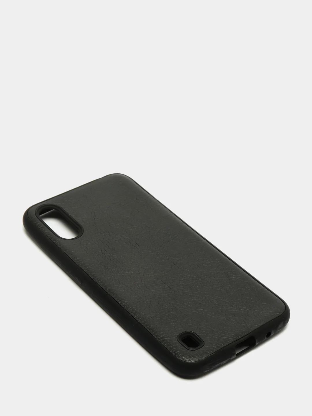 Черный чехол Samsung Galaxy A01 / M01 (Самсунг Галакси А01 / М01) черный силиконовый под кожу