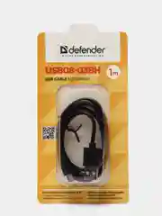 Кабель micro-USB (Android) Defender USB08-03BH (1м) чёрный
