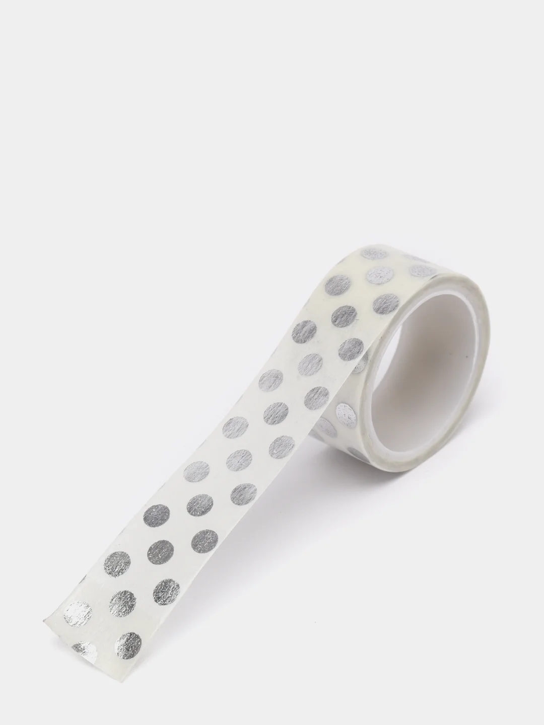 Клейкие WASHI-ленты для декора с фольгой Серебристые, 0,015 х 3 м, 7 шт