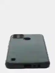Зеленый чехол Realme C21Y, Realme C25Y Реалми С21У / С25У черный, силиконовый, под кожу