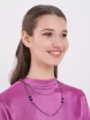 Цепь-каскад многослойная на шею