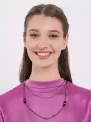 Цепь-каскад многослойная на шею
