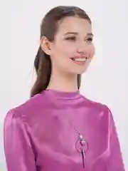 Подвеска с кругом на цепочке