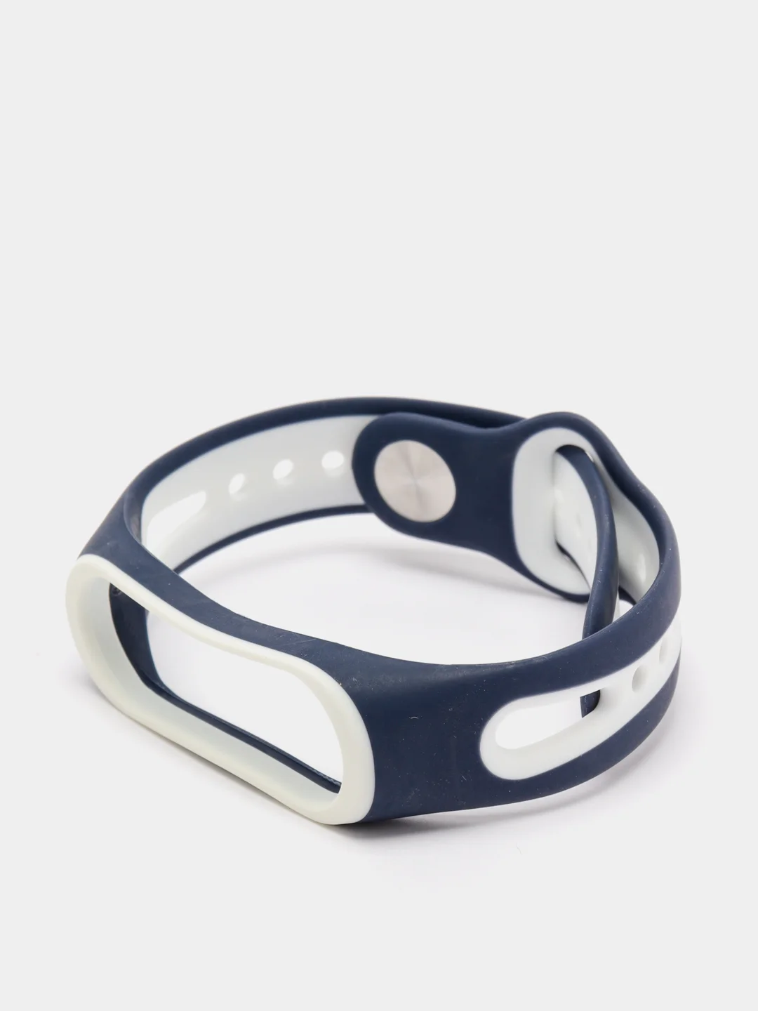 Темно-синий силиконовый ремешок спортивный для Xiaomi Mi Band 3 / 4 / 5/ 6