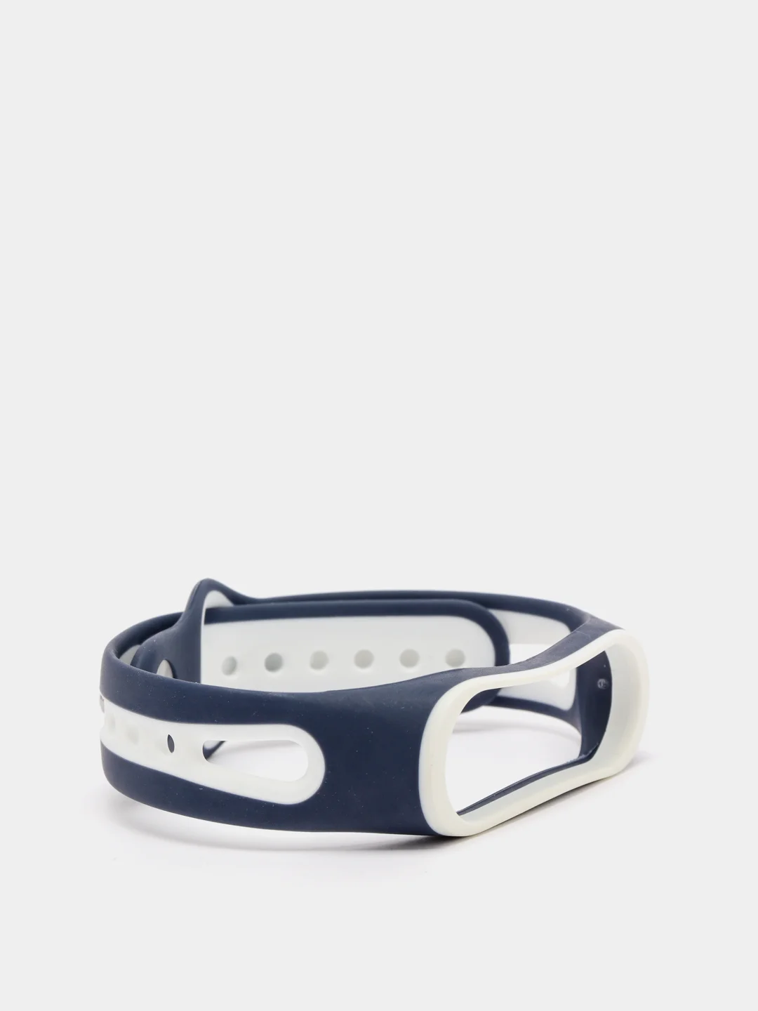Темно-синий силиконовый ремешок спортивный для Xiaomi Mi Band 3 / 4 / 5/ 6