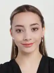 Серьги длинные "Волна"