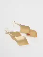Серьги длинные "Листики"
