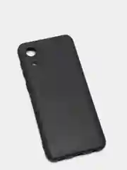 Черный чехол Samsung Galaxy A03 Core (Самсунг Галакси А03 Кор) черный силиконовый