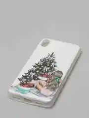 Бирюзовый чехол Xiaomi Redmi 7A, Сяоми Редми 7А с рисунком "Новый Год"