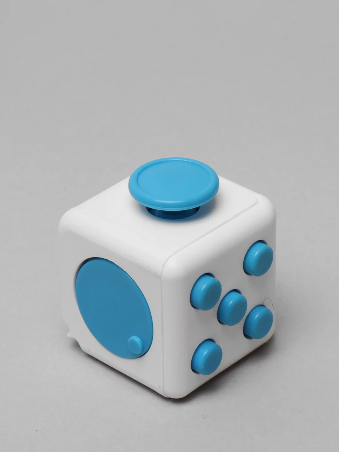 Синий кубик-антистресс Fidget Cube (фиджет куб) игрушка развивающая, тактильная, сенсорная