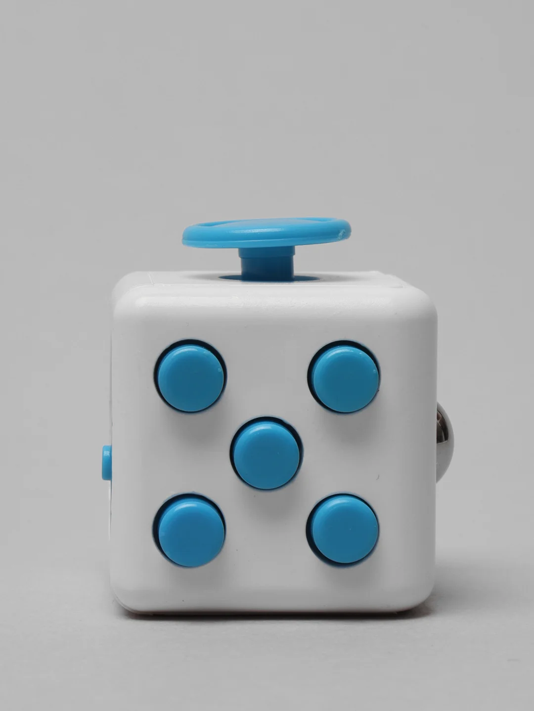 Синий кубик-антистресс Fidget Cube (фиджет куб) игрушка развивающая, тактильная, сенсорная