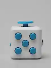 Синий кубик-антистресс Fidget Cube (фиджет куб) игрушка развивающая, тактильная, сенсорная