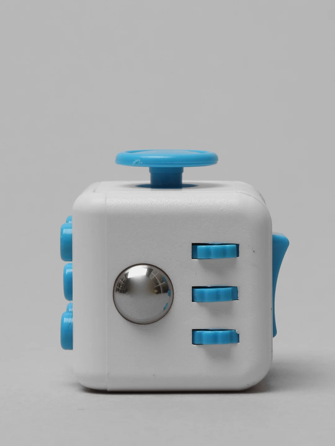 Синий кубик-антистресс Fidget Cube (фиджет куб) игрушка развивающая, тактильная, сенсорная