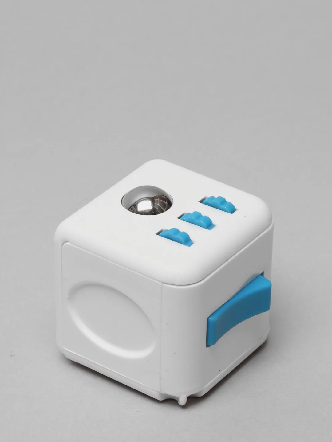 Синий кубик-антистресс Fidget Cube (фиджет куб) игрушка развивающая, тактильная, сенсорная