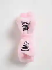 Розовый повязка косметическая для волос "OMG"