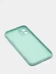 Тёмно-бирюзовый чехол на iPhone 11, 13, 12, XR, Pro, Max, Mini, бархатный
