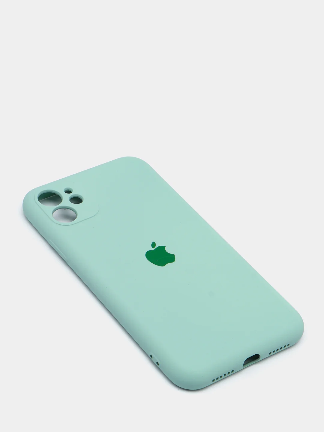 Тёмно-бирюзовый чехол на iPhone 11, 13, 12, XR, Pro, Max, Mini, бархатный
