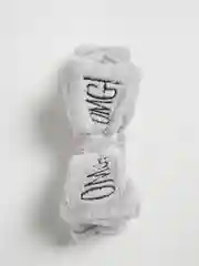 Серый повязка косметическая для волос "OMG"