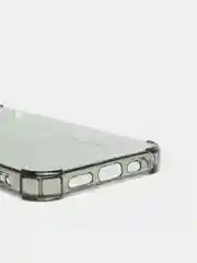 Черный противоударный чехол для iPhone 7+, XR, XS, 11, 12, 13 Pro Max, Mini, прозрачный, с защитой камеры