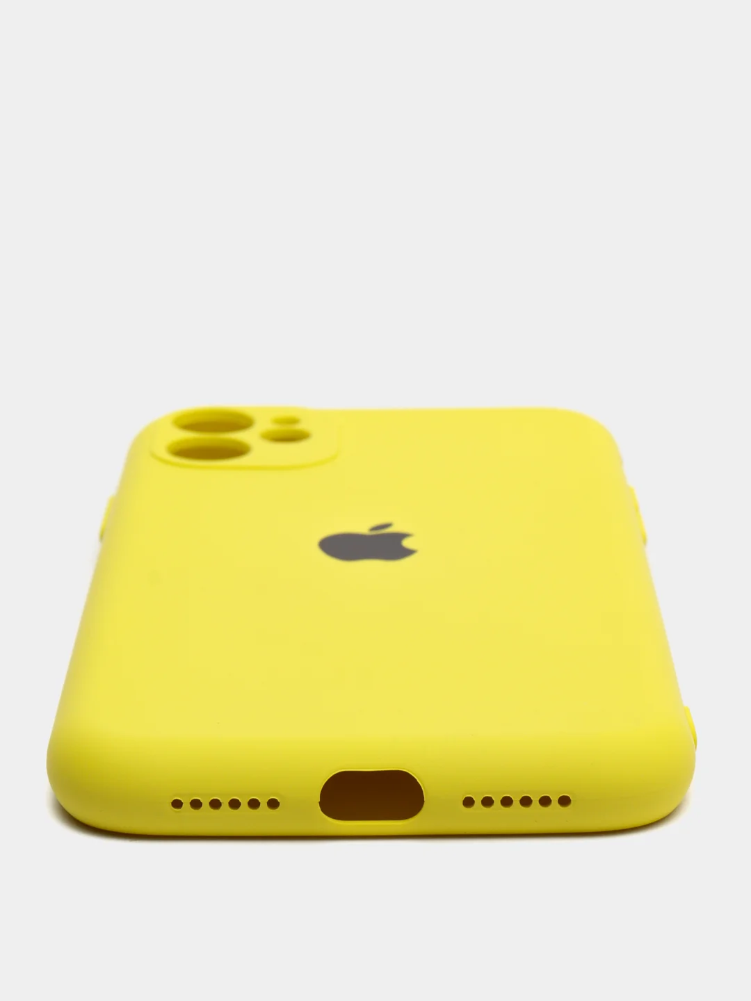Лимонный чехол на iPhone 11, 13, 12, XR, Pro, Max, Mini, бархатный